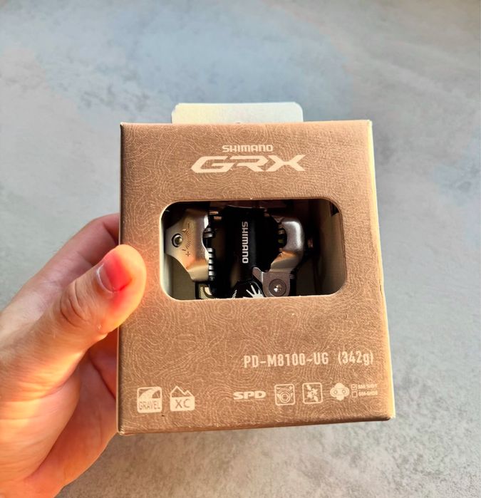 Нові педалі Shimano M520 M540 M8100 R7000 контакти мтб шосе GRX