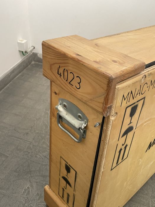 3 Caixas de transporte de obras de arte