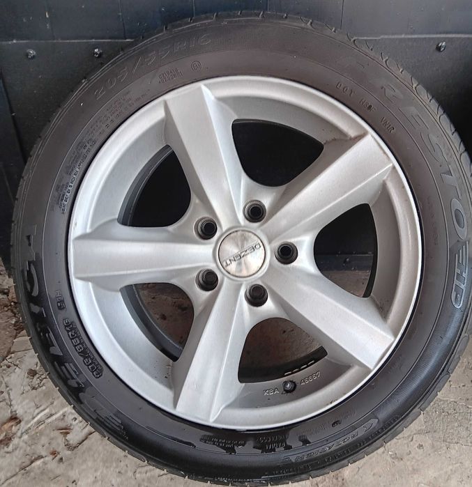 Alufelgi/ koła 16", Dezent 114,3 ET40+ opony zimowe