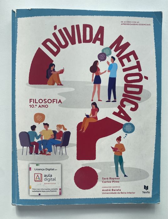 Manual e Caderno de atividades Dúvida Metódica Filosofia 10