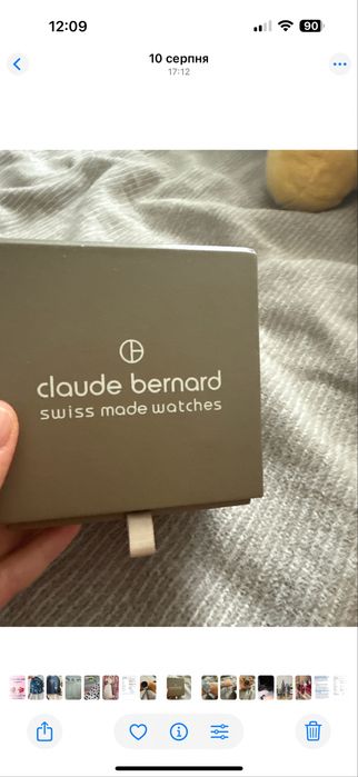 продам жіночий швейцарський годинник Cloude Bernard на тонке запʼястя