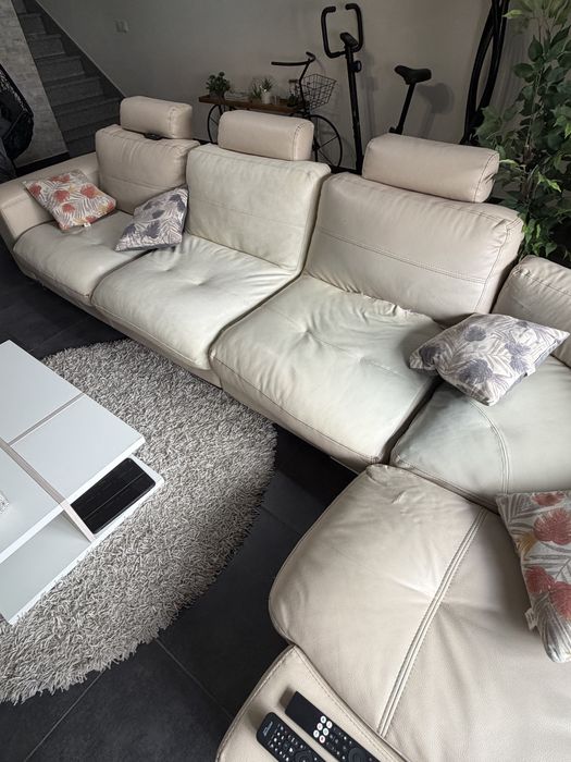 Sofa de canto e chaise longe usado