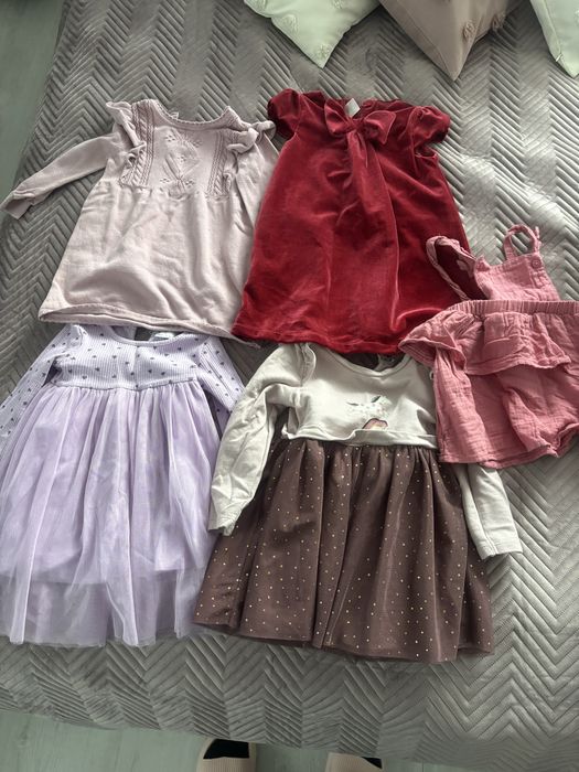 Sukienki dla dziewczynki 86 cm