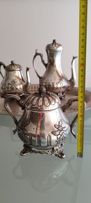 Serviço chá - café em liga metálica