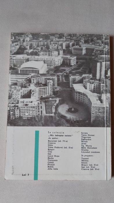 D. Berindei "Bucuresti" 1966 Przewodnik Bukareszt w jęz. rumuńskim