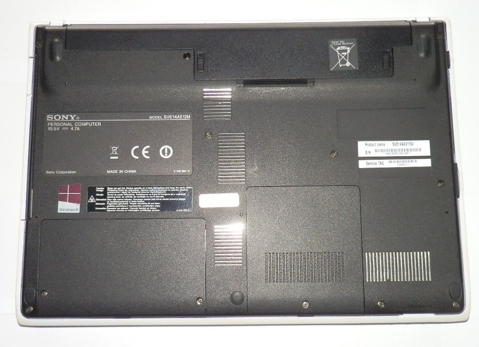 Laptop Sony Vaio biały SVE14A2V1EW 14' cali 120GB SSD 4 RAM Wrocław