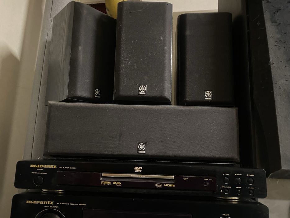 Kino domowe marantz sr 5002 glosniki yamaha