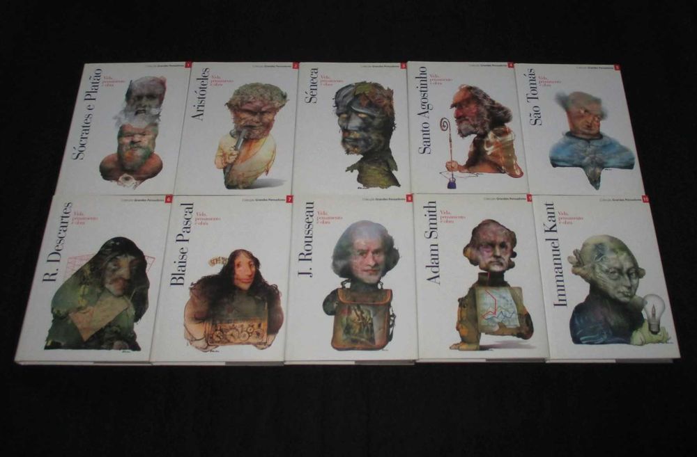 Livros Colecção Grandes Pensadores Vida Pensamento e Obra Completa
