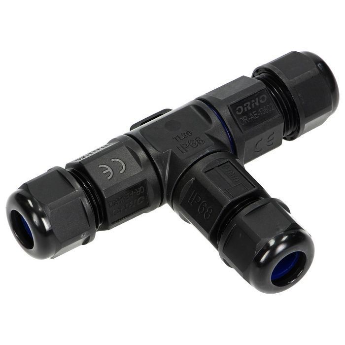 Konektor Kablowy Trójnik T Ip68, Max. 3X4Mm2, 450V/25A Orno