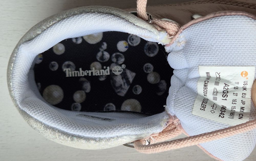TIMBERLAND roz. 27 skóra naturalna trapery na dziewczynkę super stan