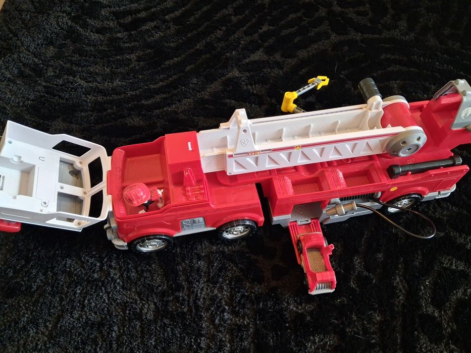 Camiao Patrulha Canina Ultimate Bombeiro Fire Truck Resgate Marshal