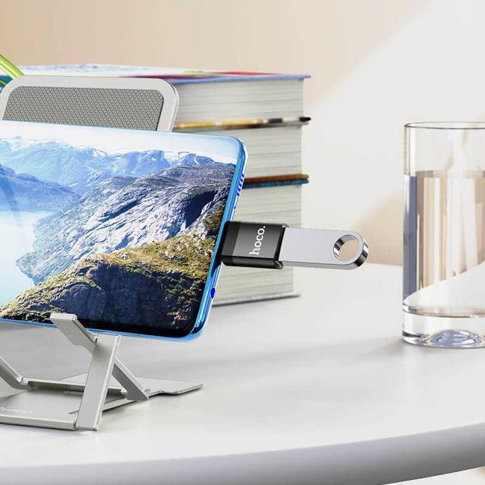 Перехідник OTG Hoco UA17 Type-C male to USB female (USB3.0)