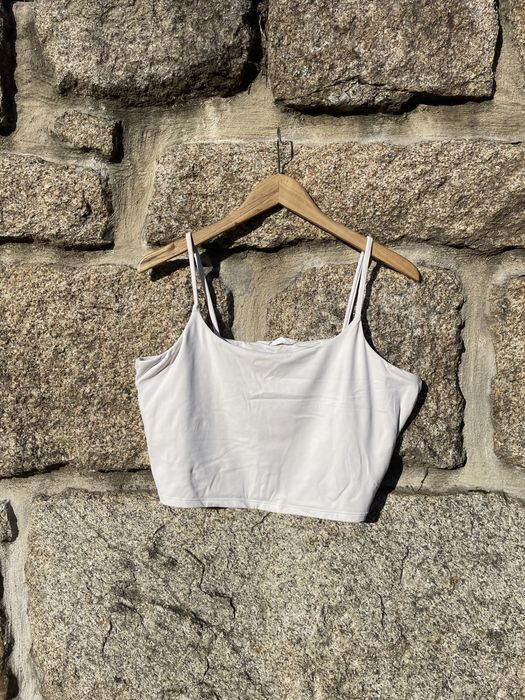 Top de workout branco