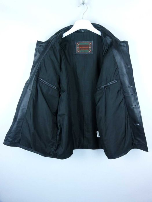 Moda Sport skórzana kurtka miękka skóra naturalna / XL