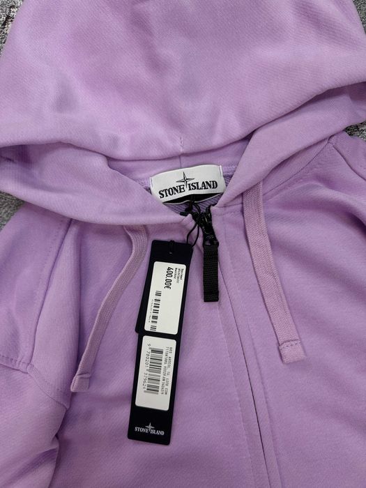 Зіп-худі STONE ISLAND ліловий / зип-худи стон айленд лиловый