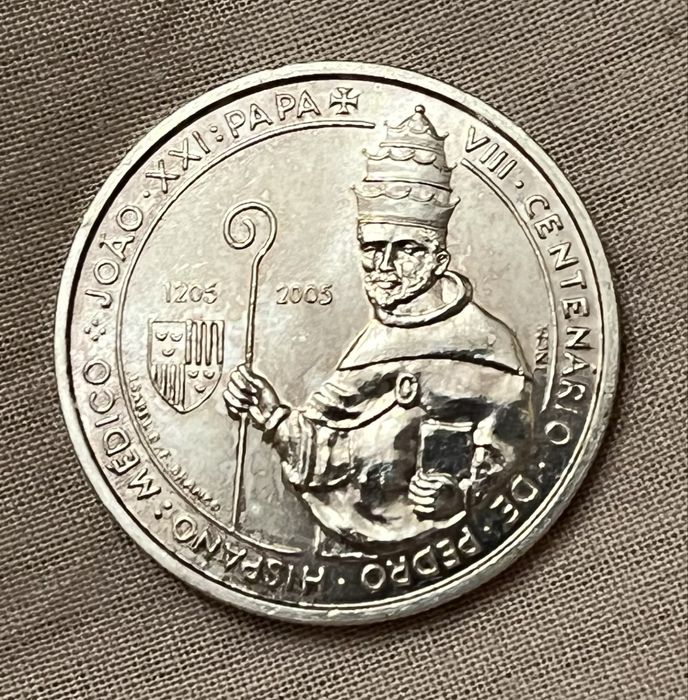 Moeda em prata de 5 euro Papa João Paulo XXI