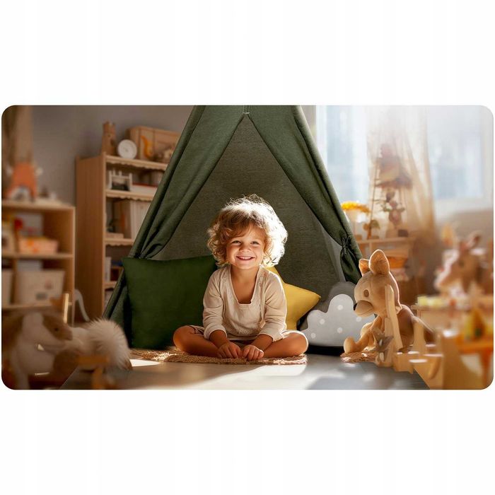 NAMIOT TIPI Wigwam Dla Dzieci Mata Domek Teepee + Poduszki Prezent