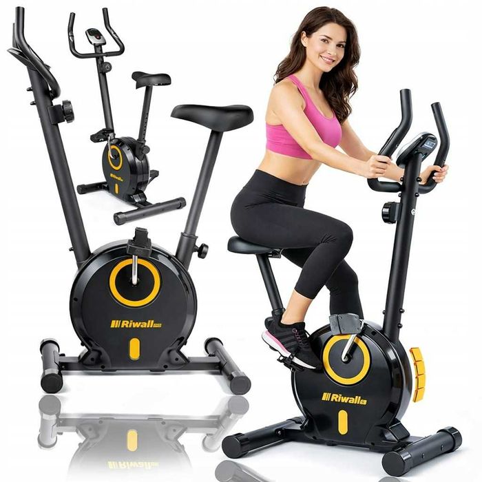 Велотренажер Riwall (Чехія) магнітний До 143кг. Новий. Магнитный велосипед тренажер дома