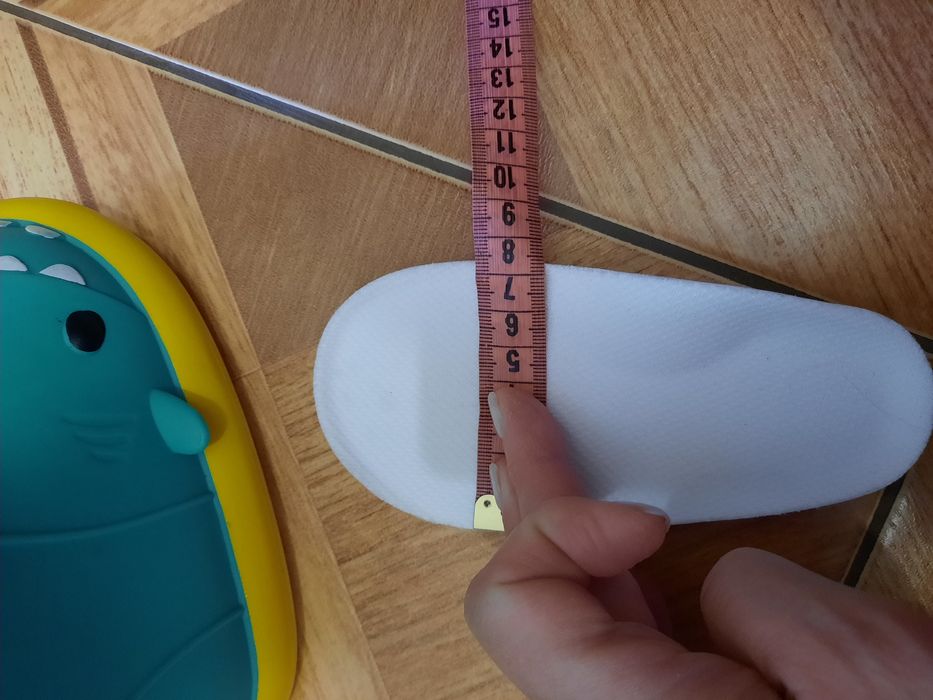 Резиновые детские сапожки на широкую ножку 16 см