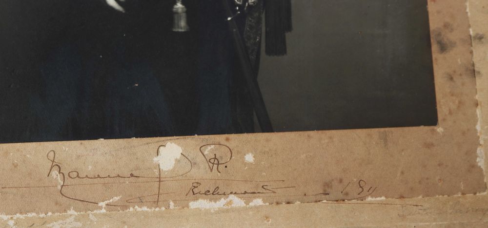 Rei D. Manuel II fotografia e autografo Richmond 1911 grande e rara