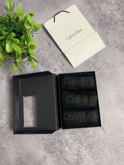 Calvin Klein Black — чоловічі боксери, набір 3 шт труси