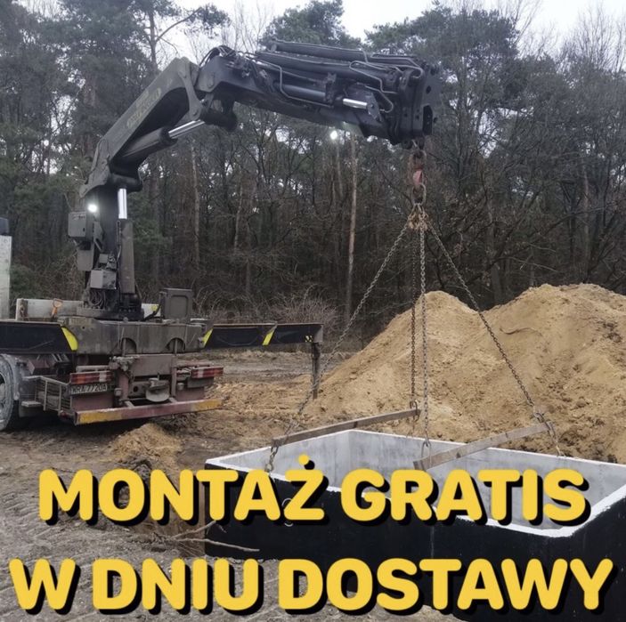 Szambo betonowe 10m3 10 kubików 10 tysięcy litrów 10000 L Ostrołęka