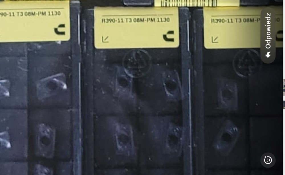 Freze Fi16mm 20mm 25mm 50mm Płytka Sandvik R390 11