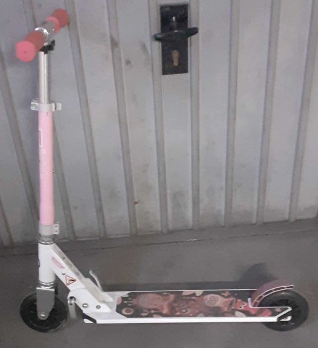 Trotinete Dobrável para crianças Oxelo (Côr de Rosa e Branco)