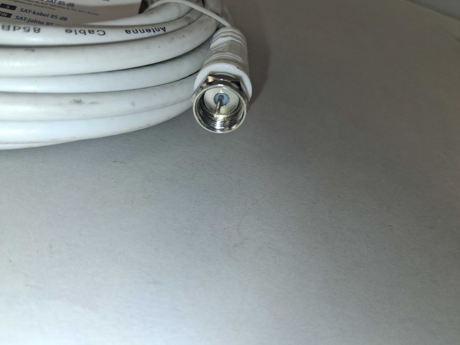 N051 Kabel SAT Hama Classic Line F-Plug 5m 85dB Antenowy Biały