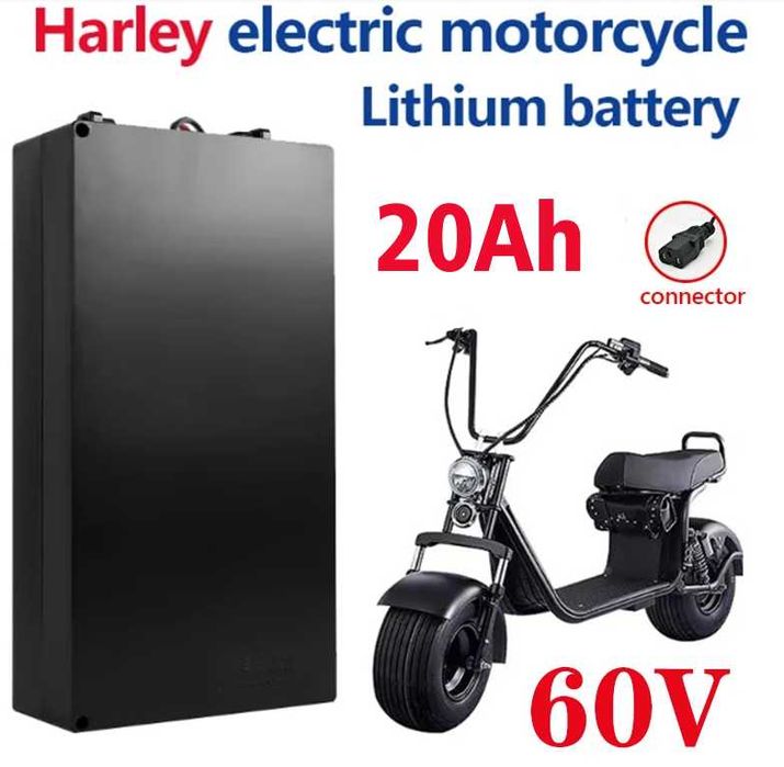 АКБ. Батарея 60В 20Ah для електробайка, скутера, citycoco. Li-Ion 2026
