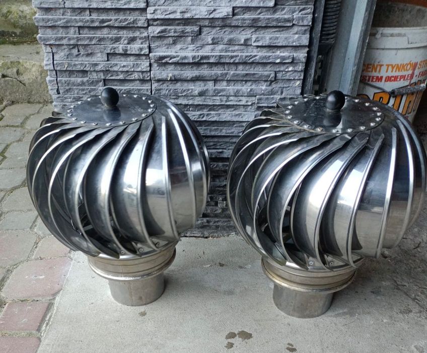 Kominki wentylacyjne obrotowe