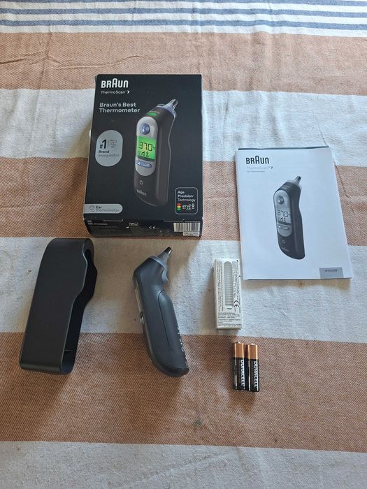 Braun IRT6520 Thermoscan 7 Termometr elektroniczny do ucha czarny