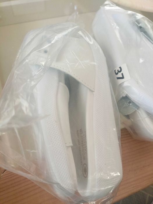 Klapki białe medyczne do gastronomii