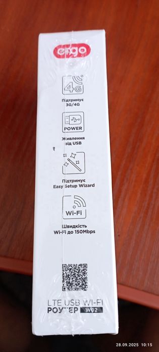 3G/4G USB WI-FI роутер Еrgo W02