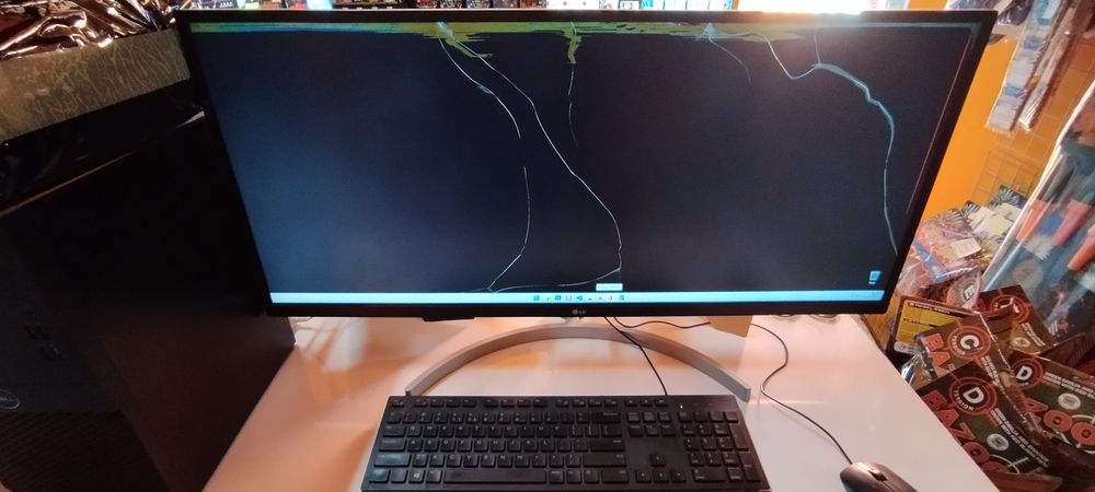 Monitor LG 34” cale UltraWide™ IPS, HDR 10 - działa uszkodzony Wyszków