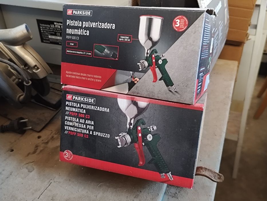 Pistola pulverizadora pneumática