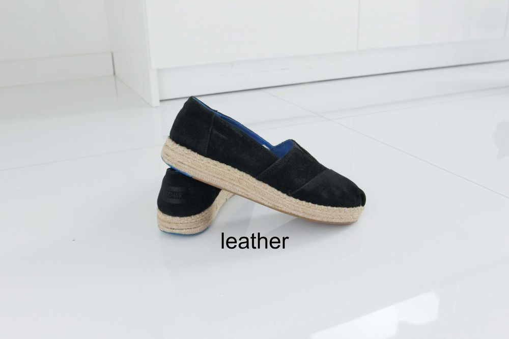 Toms espadryle skóra bez wad W 9,5 - 41