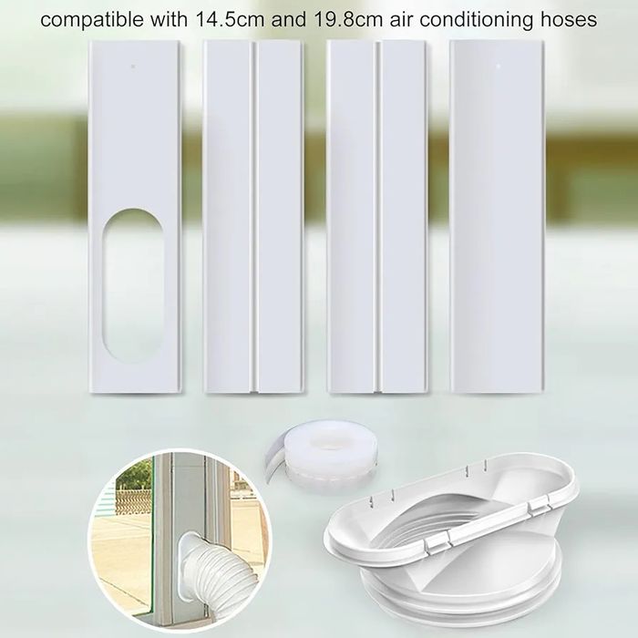 Віконний комплект для мобільного кондиціонера з ПВХ ущільнювачем.