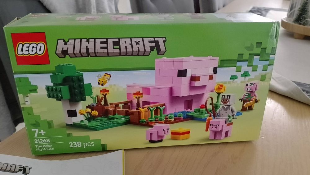 Klocki LEGO domek prosiaczka Minecraft