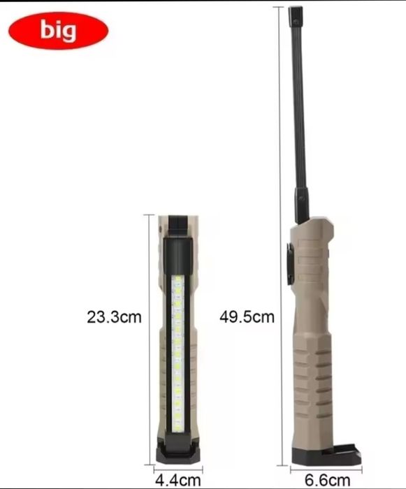 Ліхтар-лампа тактичниий сигнальний акумуляторний світлодіодний