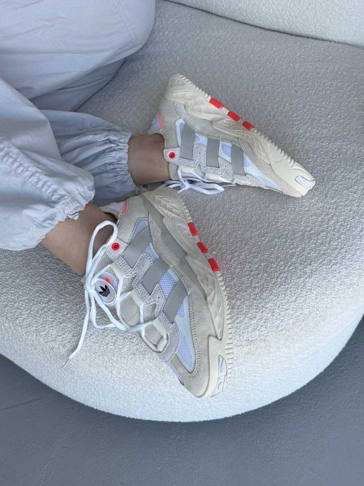 Кросівки Adidas Niteball Cream/Orange premium