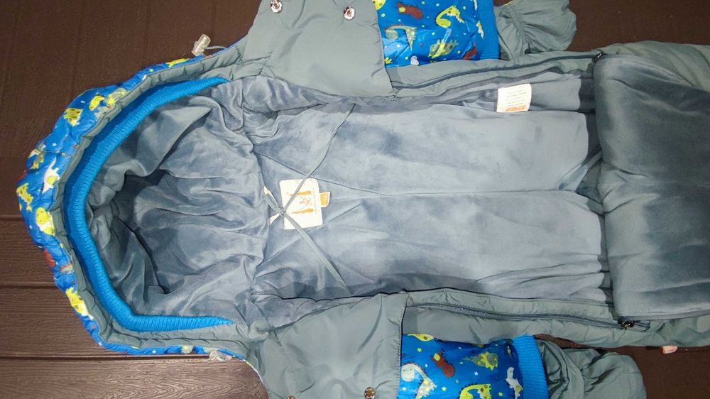 Продажа детского зимнего комбинезона/конверта 2 в 1