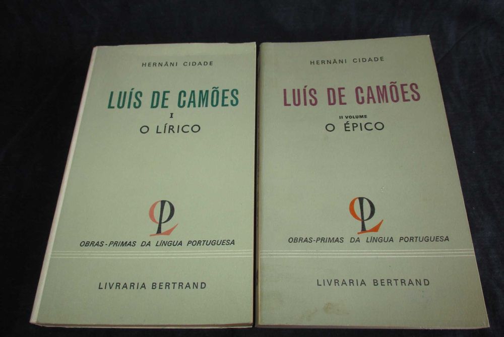 Livros Luís de Camões O Lírico O Épico Hernâni Cidade