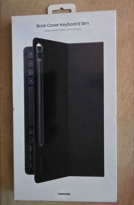 Case slim +  teclado Samsung para tablet da linha S9