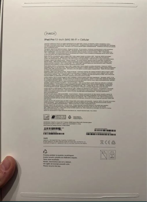 Ipad Pro 13 M4 Wifi + Cellular 256 GB