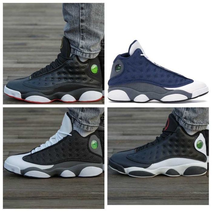 Кожаные кроссовки Nike Air Jordan 13 Retro шкіряні кросівки найк аір джордан 13 (36-46)