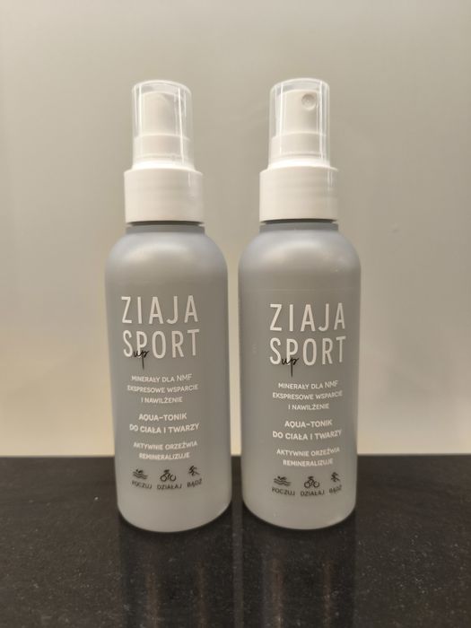 Ziaja sport up aqua-tonik do ciała i twarzy minerały dla NMF, wsparcie