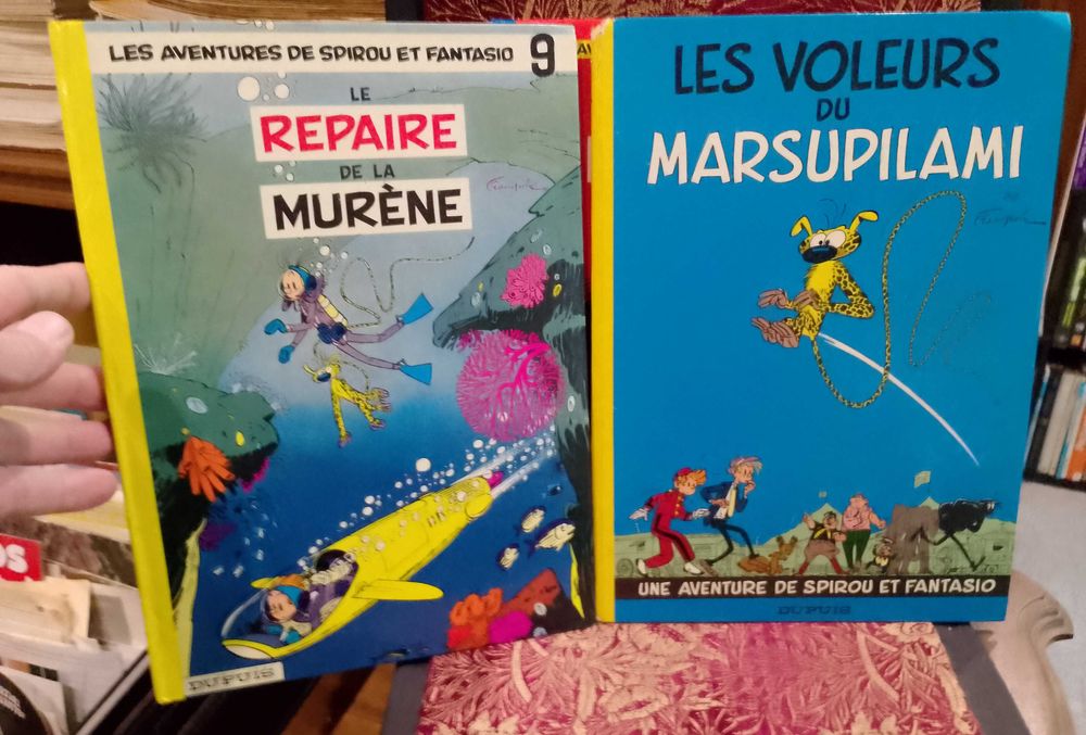 Spirou e Fantásio Edição Francesa e Alemã 4 unidades