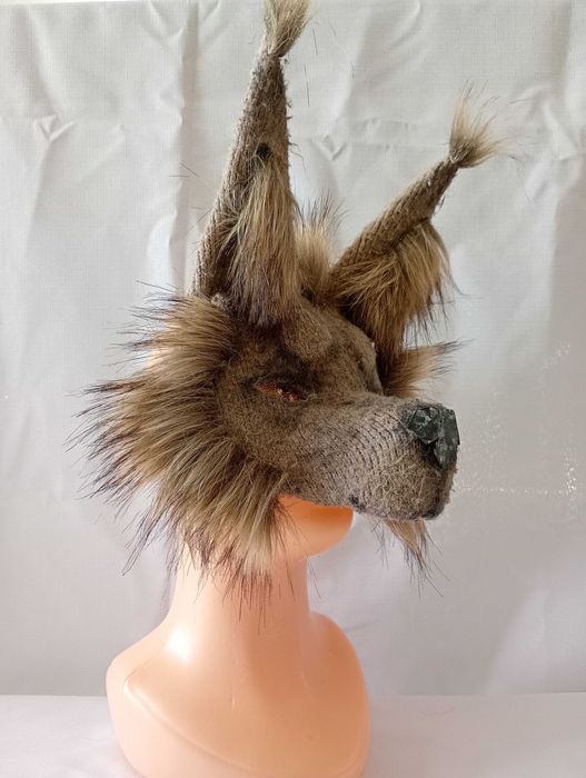 Maska therian wilk *ręczna robota*