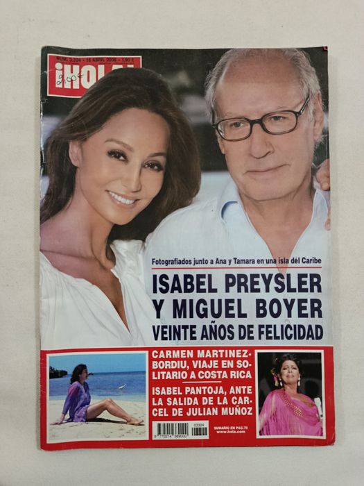 Revista  HOLA!  - Isabel Preysler